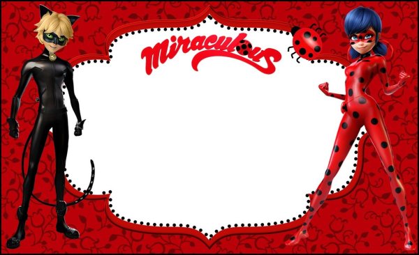 Рамка леди баг