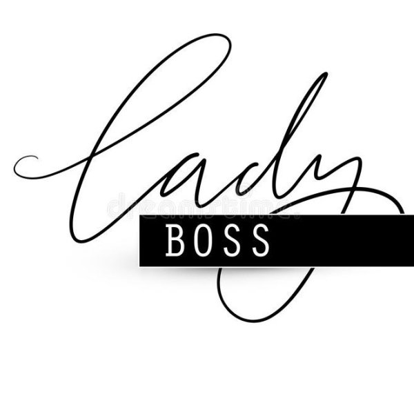 Lady Boss надпись
