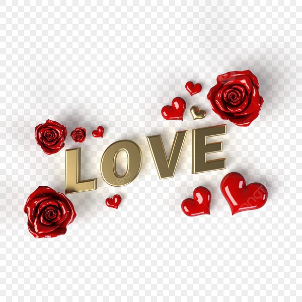 With Love на прозрачном фоне