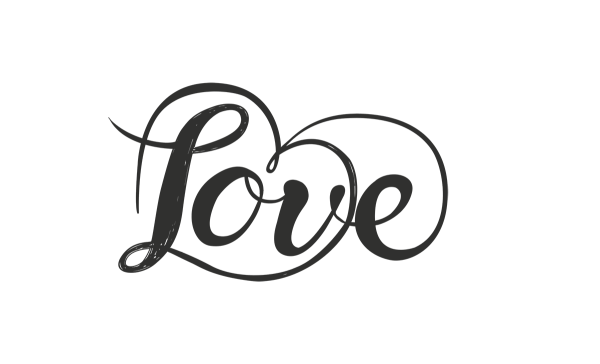 Красивая надпись Love