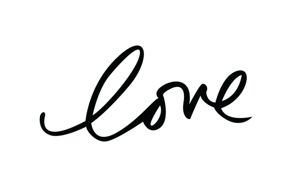 Подпись с любовью