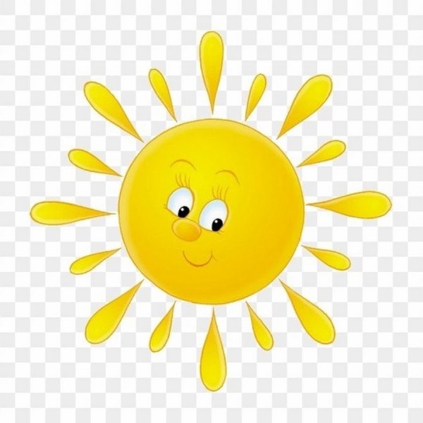 Солнце мультяшное