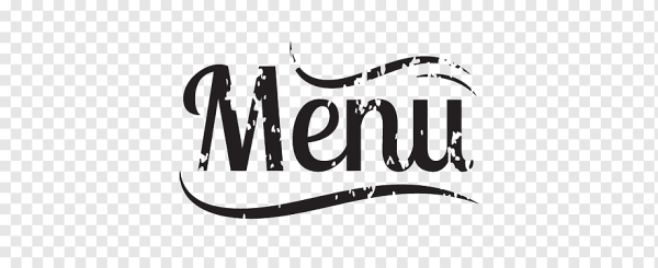 Меню на прозрачном фоне