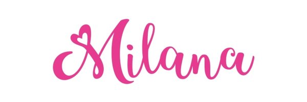 Милана надпись