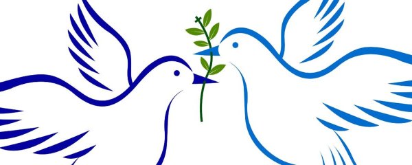 Голубь с пальмовой ветвью