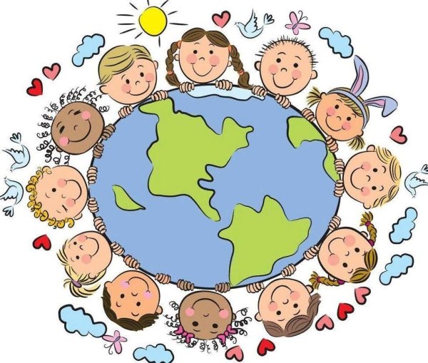 Дети на земном шаре