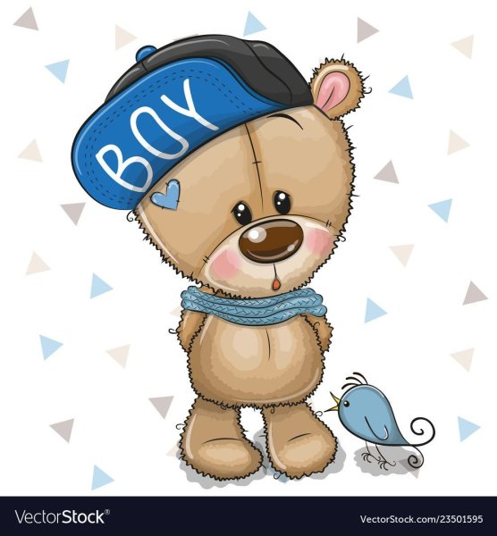 Мишка в кепке