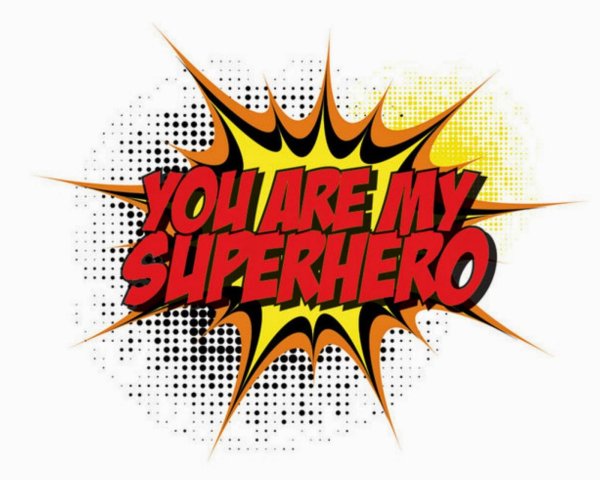 Надпись в стиле Марвел