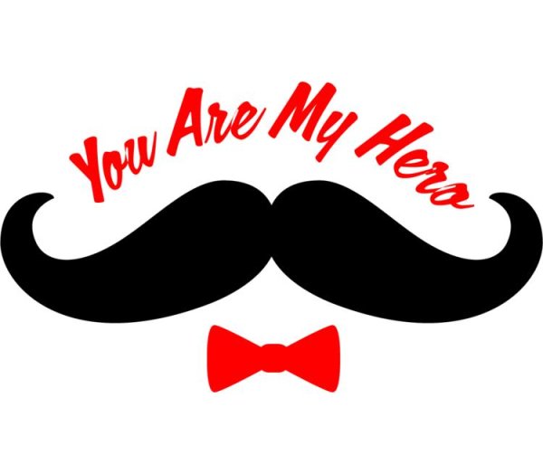 Моему герою надпись