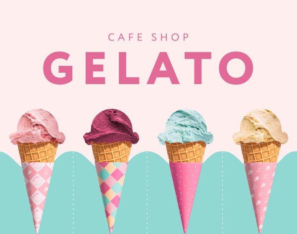 Мороженое джелато реклама