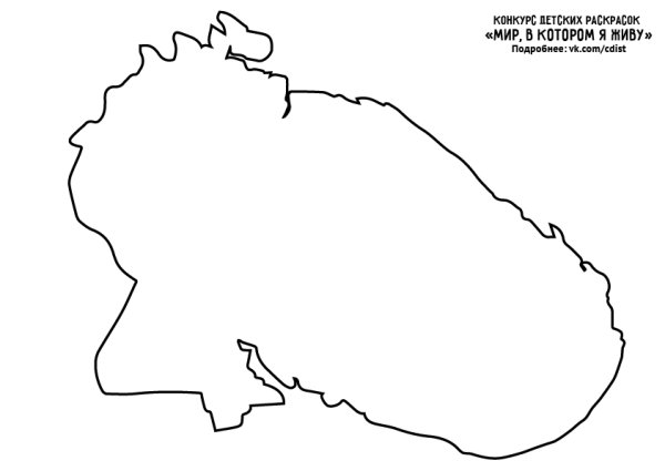 Кольский полуостров силуэт