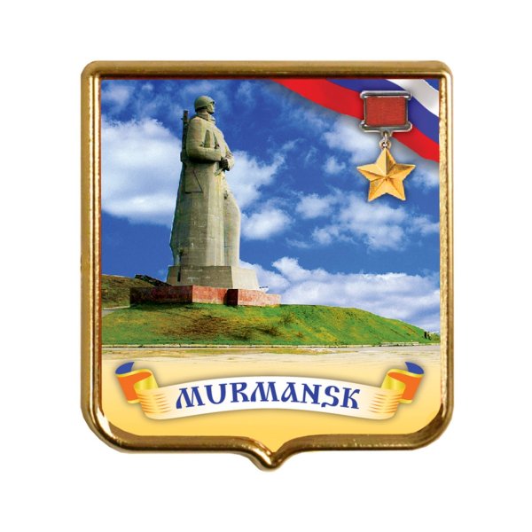 Магнитик на холодильник города герои