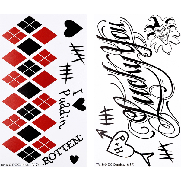 Тату Харли Квинн эскизы