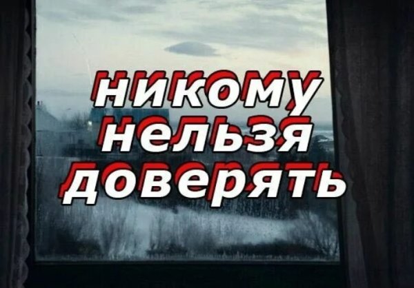 Никому нельзя верить