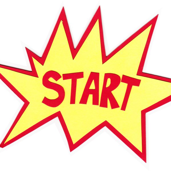 Start надпись