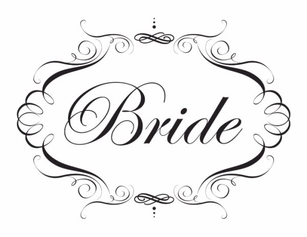 Wedding надпись