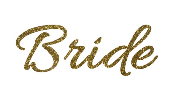 Bride надпись