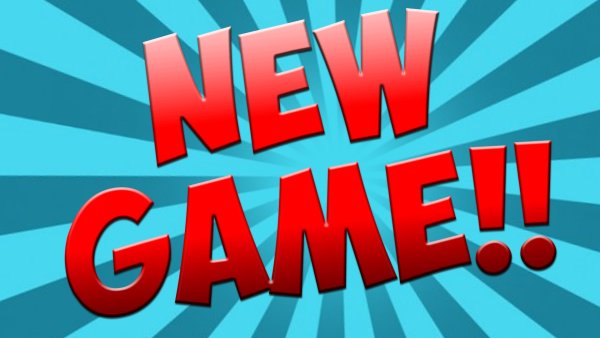 Новая игра картинка с надписью