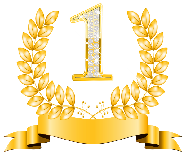 Первое место на прозрачном фоне