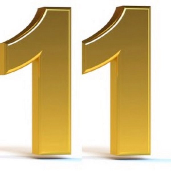 Цифра 11 красивая