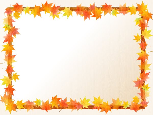 Рамка осень