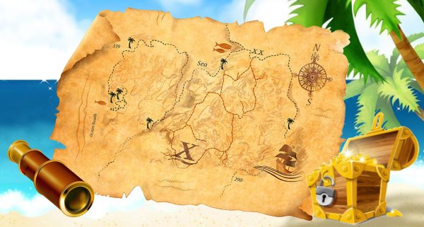 Карта сокровищ Пиратская