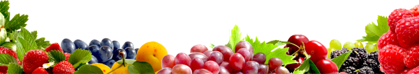 Полоса из овощей и фруктов