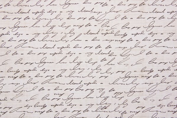 Старинные надписи на бумаге