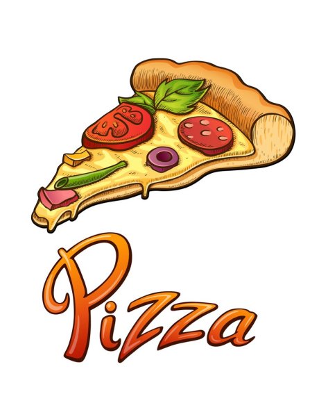 Красивая надпись пиццерии