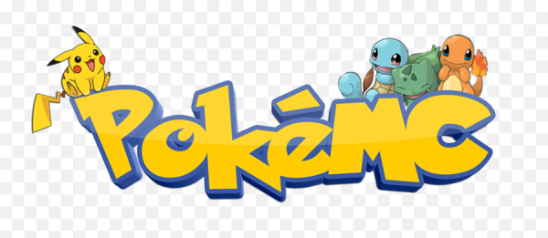 Покемон надпись на прозрачном фоне