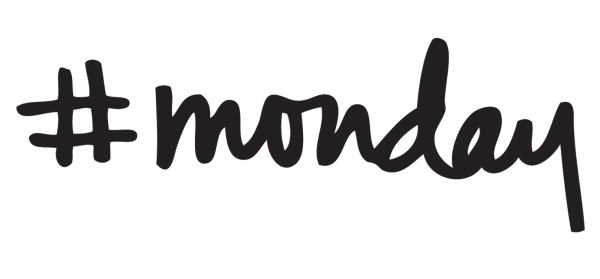 Понедельник надпись на прозрачном фоне