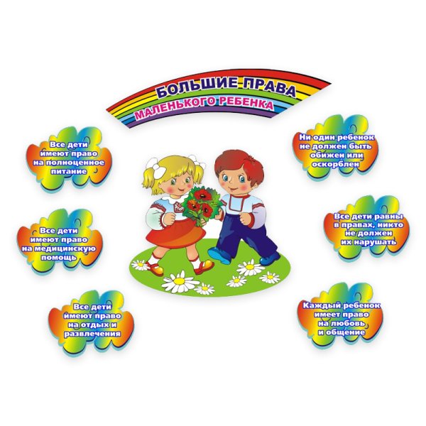 Стенд права ребенка в детском саду