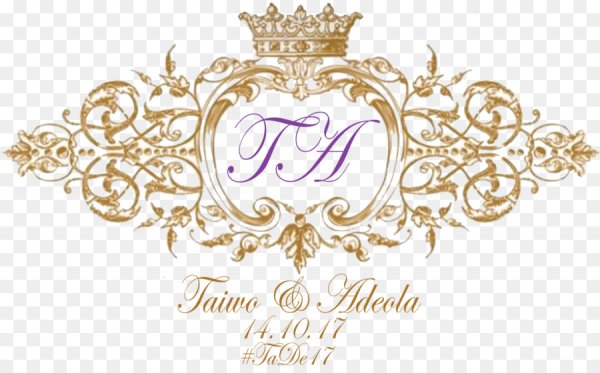 Приглашение с вензелями