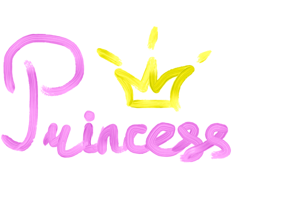 Принцесса надпись