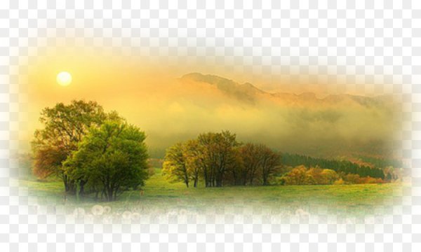 Клипарты на прозрачном фоне пейзажи