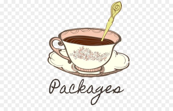 Приятного чаепития на прозрачном фоне