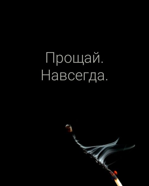 Прощай навсегда