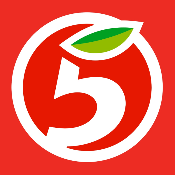 Эмблема Пятерочки магазин