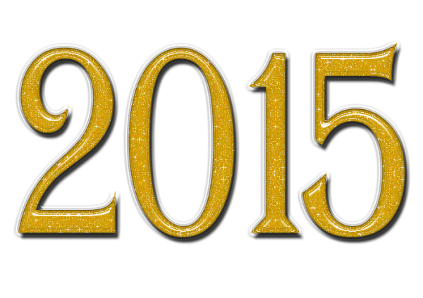 2015 Год на прозрачном фоне