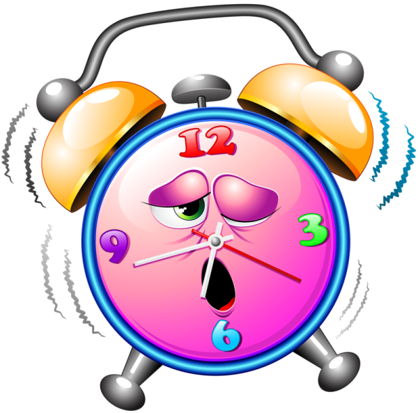 Стикер будильник