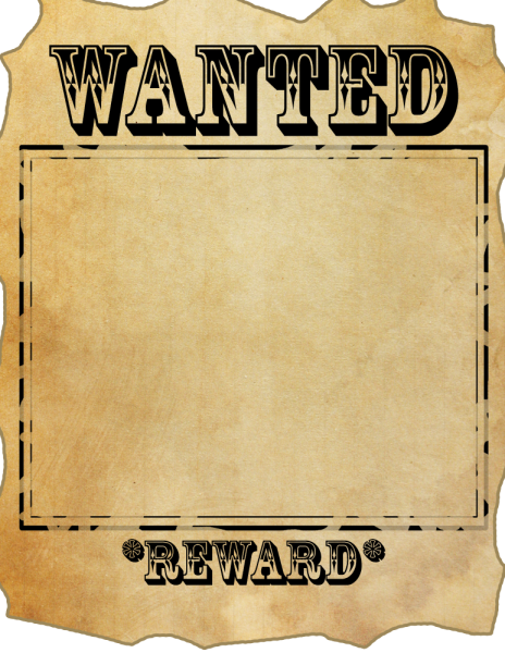 Табличка wanted