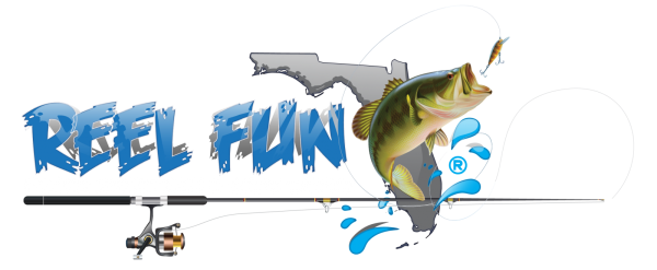 Рыболовные товары на белом фоне