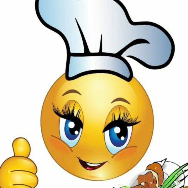 Смайлик приятного аппетита