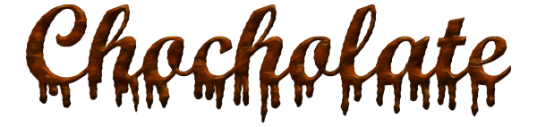 Chocolate надпись