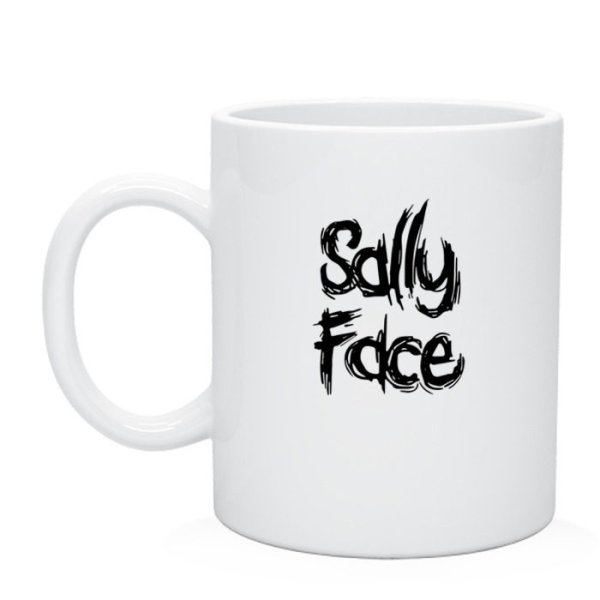 Черная Кружка с белой надписью