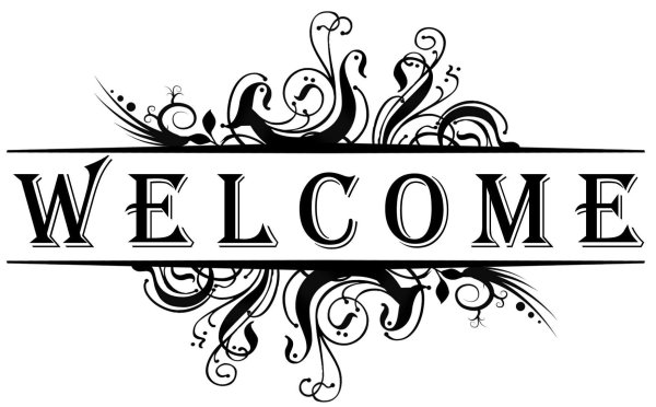 Welcome на прозрачном фоне