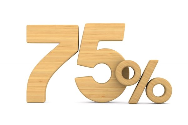 Семьдесят пять процентов