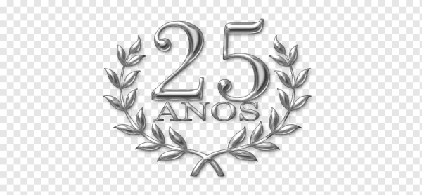 Логотип 25 лет свадьбы