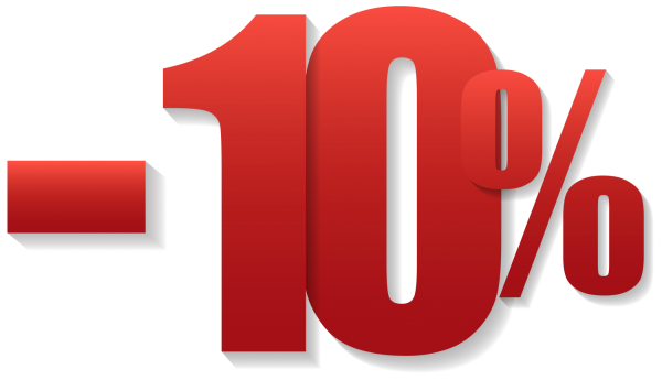 Значок скидки 10%