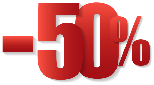 Акция 50 скидка